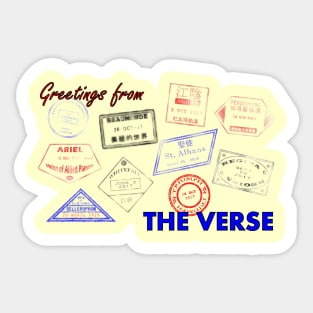 Greetings from The Verse Sticker